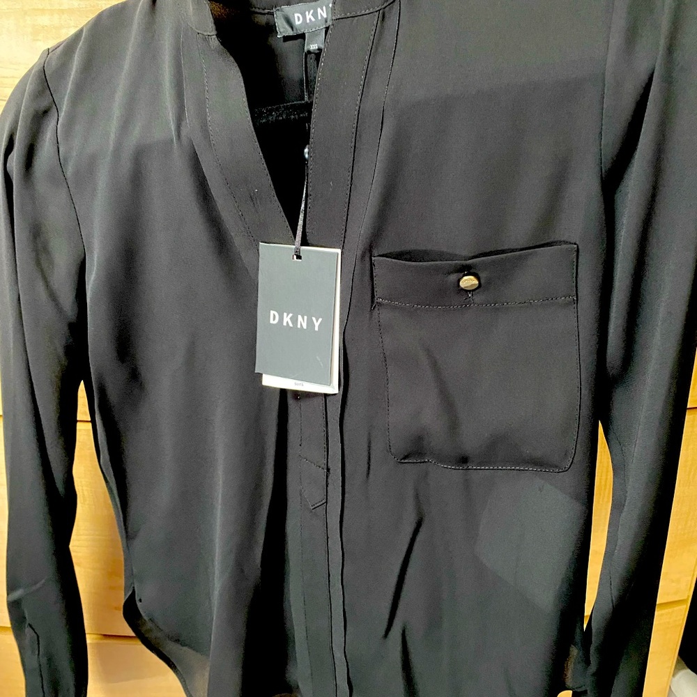 DKNY long sleeve blouse
